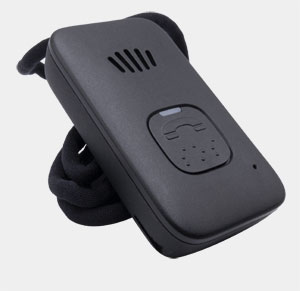 MyConnect lanyard shown with durable, soft fabric necklace